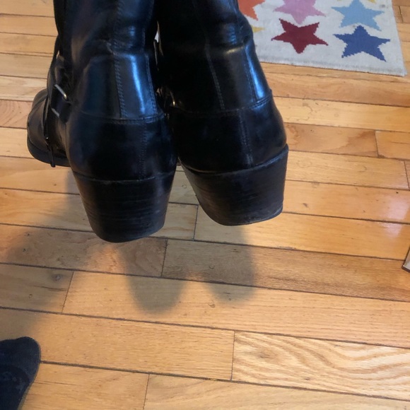 DIOR men’s boots Cuban heel 2010 vintage size 42 1/2 great shape 9 1/2 - Picture 7 of 8